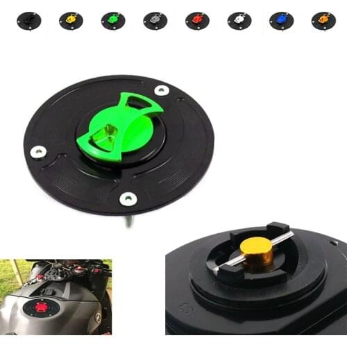 For SUZUKI GSX-R600 GSX-R750 GSX-R1000 GSXR 600 750 1000 Motorcycle CNC Aluminum Fuel Tank Cap Gas Oil Tank Cover Petrol Cover