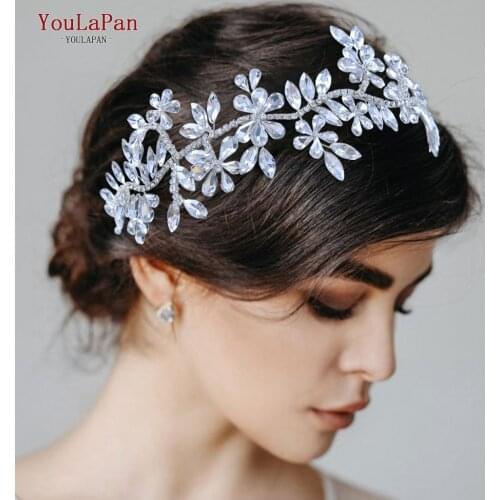 YouLaPan HP239 Elegant Women Hair Accessories Tiaras and Crowns for Women Headband Wedding Crowns for Brides Wedding Jewelry