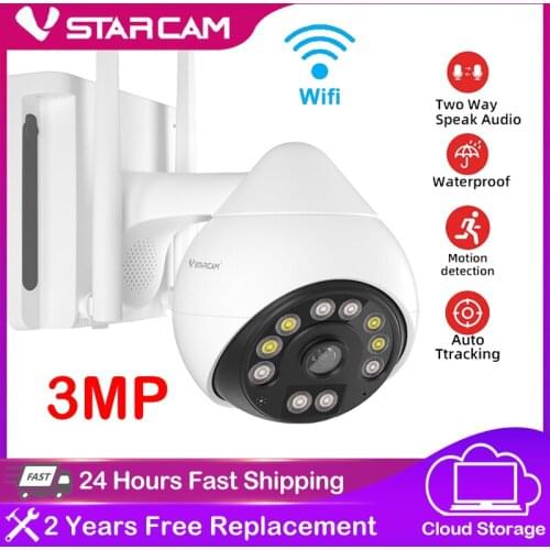 Vstarcam HD 3MP IP Camera Motion detection Two Way Audio Wireless Mini Camera Night Vision CCTV WiFi Camera 1296P Baby Monitor