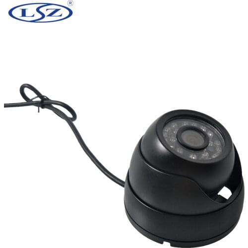 12V wide voltage 3 inch hemisphere monitor head black metal 1080P Full HD camera SONY 600TVL/AHD720P/960P support the tumbrils