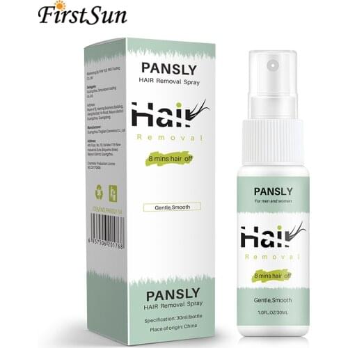 Hair Removal Cream Spray 8 Mins Face Arm Chest Private Part Body Hair Off Spray Liquid Painless Hair Remover for Men and Women