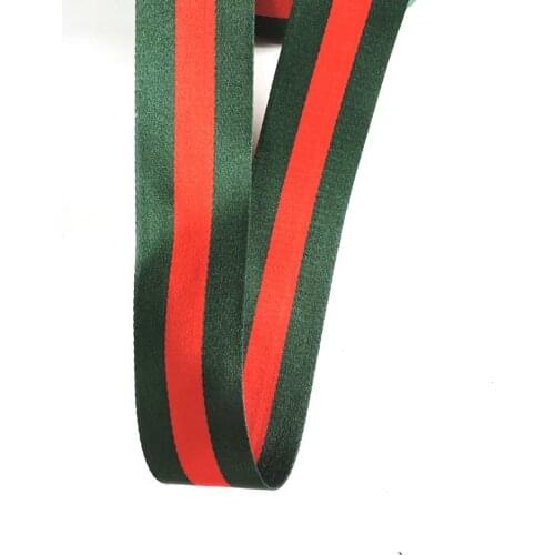 40mm 5 yard Plaid Cross Stripe Pattern Ribbon for Crafts Double Face Polyester Ribbon Bow Decoration for Bag Belt Headband