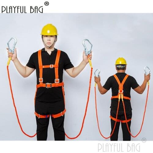 PB Playful bag Full body safety belt for aerial work outdoor half body five point three point safety rope suit electrician ZL104
