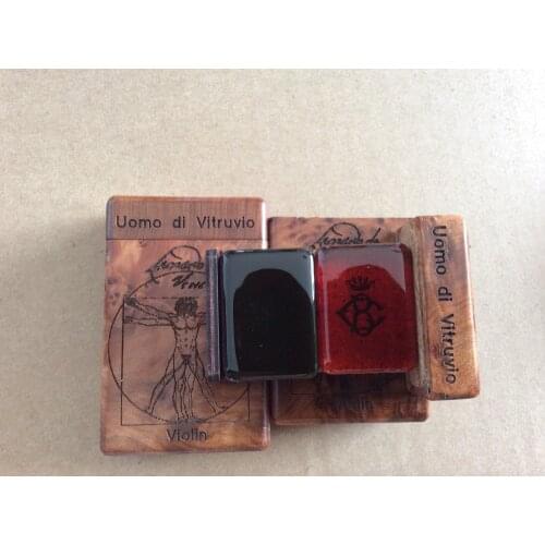 2pcs Professional violin rosin uomo di Vitruvio made in Italy , violin rosin