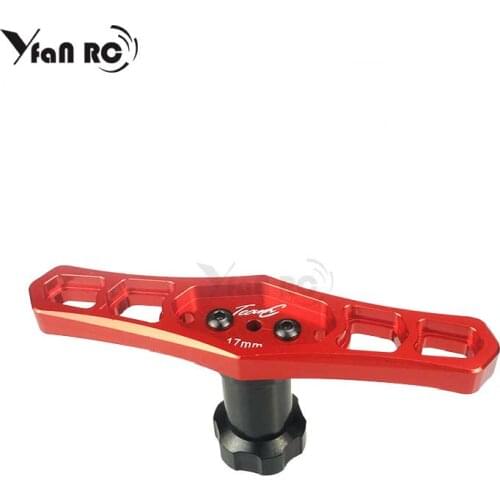 RC Car Top Quality Hot Sale Red Metal 17mm Wheel Hex Nuts Sleeve Wrench Team Tool for 1/8, 1/10 HSP/HPI F61A