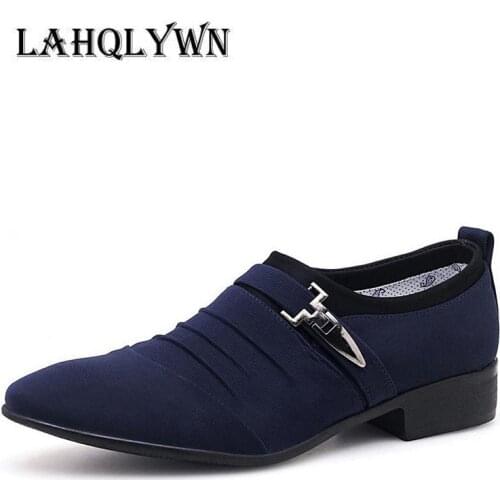 Plus Size 38-48 Men Dress Shoes Classic Business Office Oxford Shoes For Men 2018 New Casual British Style Man Flats H320