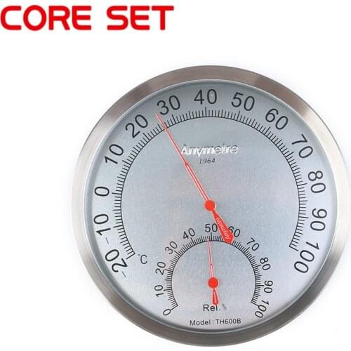 High Precision Mechanical Household Thermometer No Battery Required TH600B Household Frame Temperature Humidity Monitor Meter