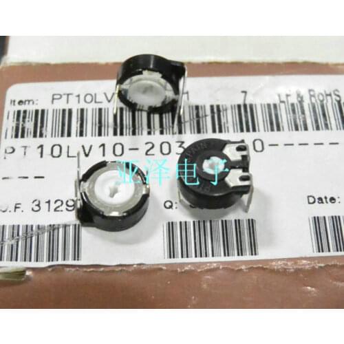 [YK] 100% imported Original potentiometer PT10-20K PT10 20K horizontal arrow hole switch