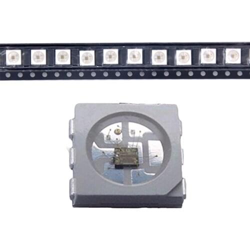 APA102 LEDs Chips APA-102C SK9822 IC SMD 5050 RGB 6Pins for LED Strip Screen Panel Lights DC5V 20-1000 Pieces