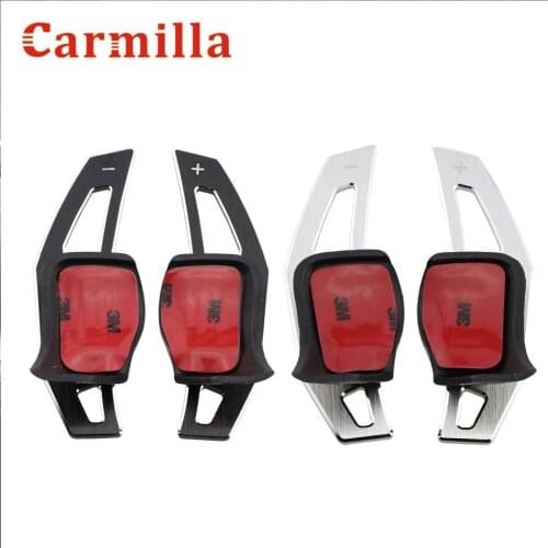 Car Steering Wheel DSG Shift Paddle Extension Shifters Sticker for Volkswagen Tiguan Golf6 MK6 Jetta GTI R20 R36 CC Scirocco EOS
