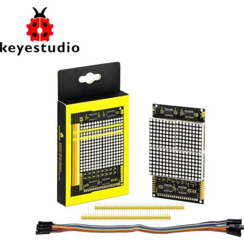 Free shipping! LED dot matrix display module 16 * 16 unlimited cascading / 12864 compatible interfaces for arduino