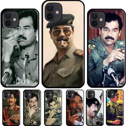 Arabic Iraq Saddam Hussein Phone Case For Apple iPhone 11 Pro Max 12 mini X XR XS Max 8 7 Plus SE 2020 Cover Shell