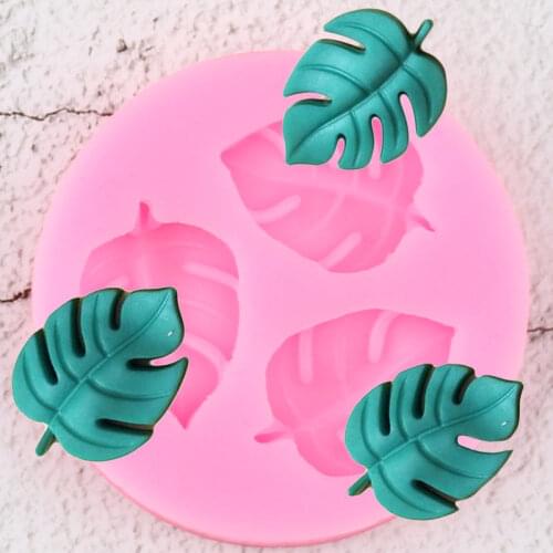 Turtle Leaf Silicone Mold DIY Party Cake Decorating Tools Leaves Cupcake Topper Fondant Mold Candy Clay Chocolate Gumpaste Mould