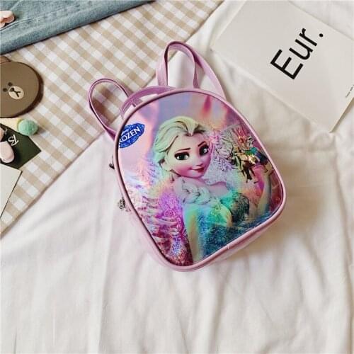 Disney princess children cartoon school bag girl Frozen Elsa backpack shoulder bag sofia kindergarten handbag