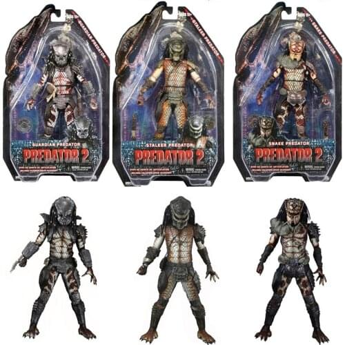 NECA Predator Figure Snake Stalker Guardian Predator Action Figure Collectible Model Toy