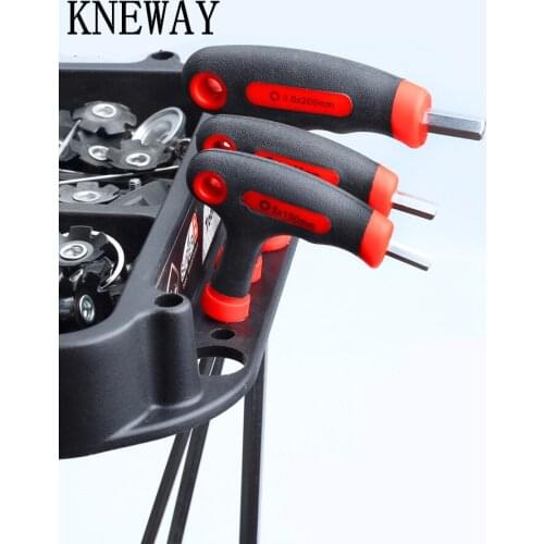 KENMWY 1 set Bike Hex Wrench Bicycle Repair Tool Mountain Bike Pedal Spanner 4/5/6mm Allen Wrench