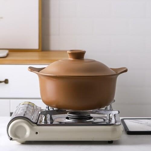 Ceramics Soup Pot High Temperature And Heat-Resistant Casserole Natural Healthy Casserole Kitchen Pots