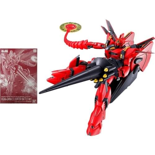 Bandai Gundam Model Kit Anime Figure PB Limited RE Vigna Ghina 2 Jupiter Battle Ver Gunpla Action Toy Figure Toys for Children