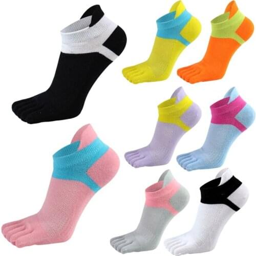 Hot Sale 2019 New Yoga Gym Non Slip Massage Toe Socks Full Grip Bike Bicycle Cycling Socks Sports Yoga Socks Dropshipping