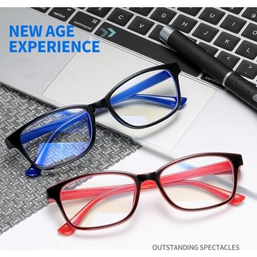 Seemfly Retro Square Finished Myopia Glasses Women Men Optical Spectacles Frames Nearsighted Male Goggles Diopter -1.0 To -3.5