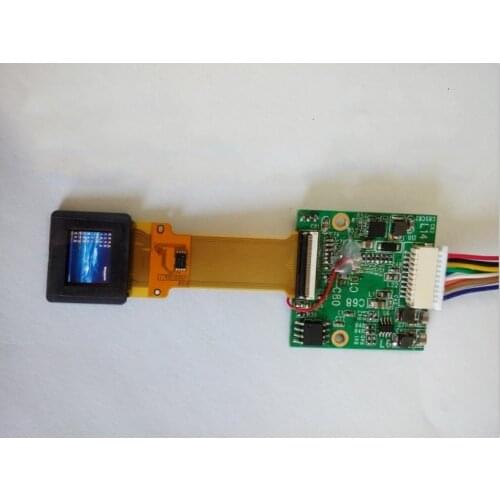 Full Color OLED Display 0.5 Inch AV / Vga Signal Input Monocular FPV Video Glasses Display Viewfinder