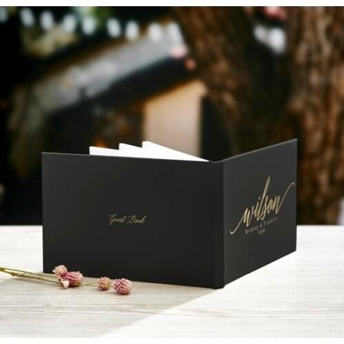 Custom names Gold Foil Wedding Guest Book Alternative Custom Birthday Rustic Guest Book Unique Wedding baby shower guestbooks