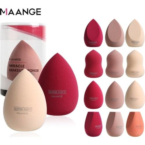 MAANGE Makeup Sponge Professional Cosmetic Puff For Foundation Concealer Cream Make Up Soft Water Sponge Puff Wholesale