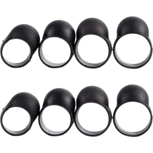 Steel Tongue Drum Finger Covers, Silicone Knocking Finger Sleeves Handpan Mallet Finger Sleeves for Beginners (8 Pcs)