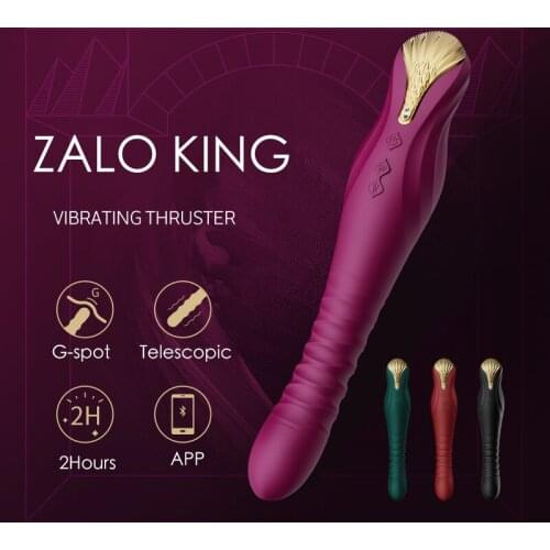 ZALO APP Control Telescopic Vibrator Adult Sex Toys G Spot Silicone Magic Wand Massager Adult Sex Toys for Women Nipple Sucker