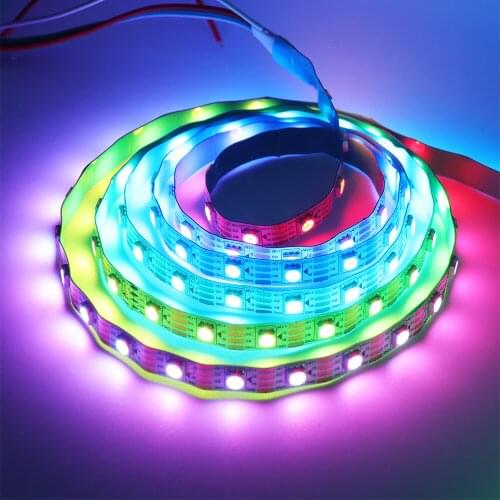 WS2815 5050 RGB LED Strip Dream Color 30leds/m 60leds/m 144leds/m Smart led pixel strip White PCB /Black PCB DC 12V