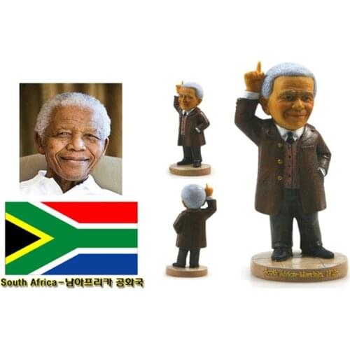 South Africa Nelson Mandela Creative Resin Crafts World Celebrity Statue Tourism Souvenir Gifts Collection Home Decortion