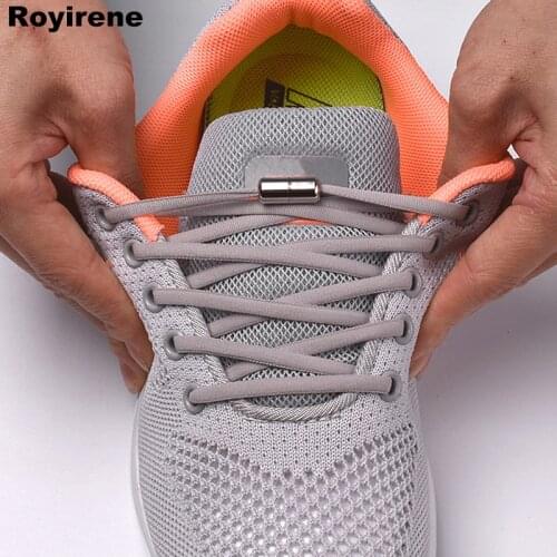 1 Pair No Tie Shoelaces Oval Elastic Shoe Laces For Kids and Adult Sneakers Shoelace Quick Lazy Laces 21 Color Shoestrings