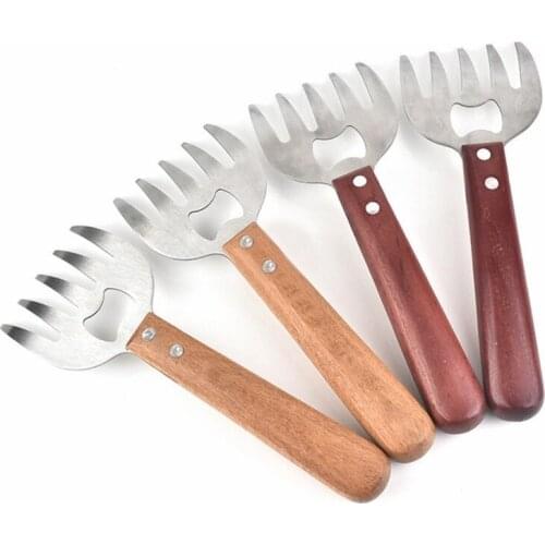 1Pc Stainless Steel Meat Shredding Claws Pork Meat Shredder Fork for BBQ Barbecue BBQ Fork Bear Claw Vegetable Slicer Cutters
