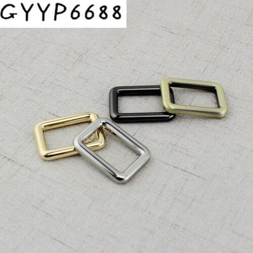 10pcs 50pcs 5.0 line 25mm zinc alloy bags metal fitting hardware accessories square buckles,free dropship,hardware supplies