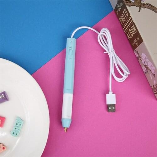 2.5mm Tips New Heat Foil Pen For Making Designs Cards Album USB Powered Slim Handle Use On Paper Leather Plastic