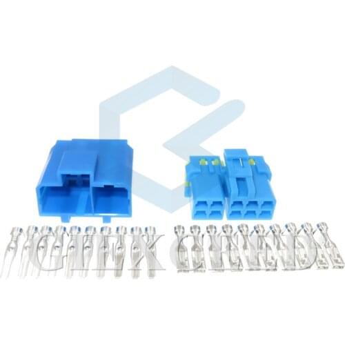 2 Sets 10 Pin 7122-1700 7123-1700 Automotive Female Male Connector Auto Audio Cable Sockets