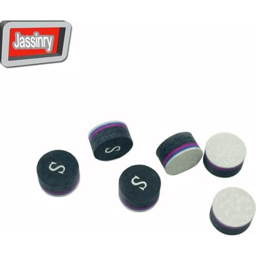 2pcs free shipping 14mm Pool Billiard cue tips 4color 9layers cue tips can customsize own logo SS/S/M/H Billiards aceesorries