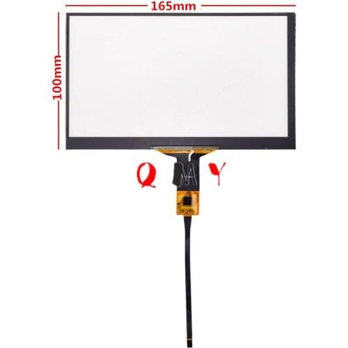 7 inch touch screen universal capacitive navigation screen DVD car navigation screen 6 pin IC:GT911