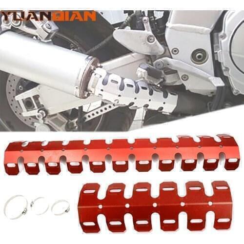 Motorcycle accessories Exhaust Muffler Pipe leg Protector for suzuki GSXS150 ABS HAYABUSA GSXR1300 INTRUDER 1500 800 RV125 RV200