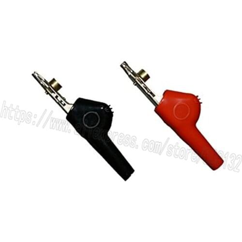 Alligator Clip Bed of Nail and Single Spike Angled Nose Large Test Cables,Auto Repair Test With Piercing Needle Teeth Alligator