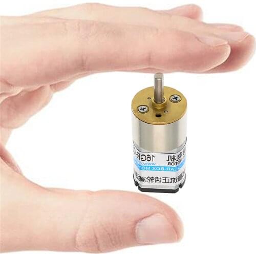 ChiHai Motor CHR-GM16-030PA Permanent magnet miniature DC metal tooth speed reduction motor 3v 6v 12v