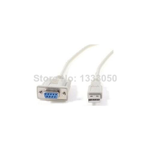 Hot selling 2M Off White USB to RS232 9pin Female PLC Cable Adapter for Vigor VB VH