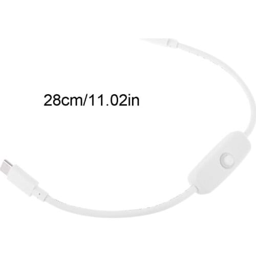 Type C Male to Female USB-C Extension Cable Switch for Raspberry Pi 4 Android Linear Power Supply Power Electrical Power Supply
