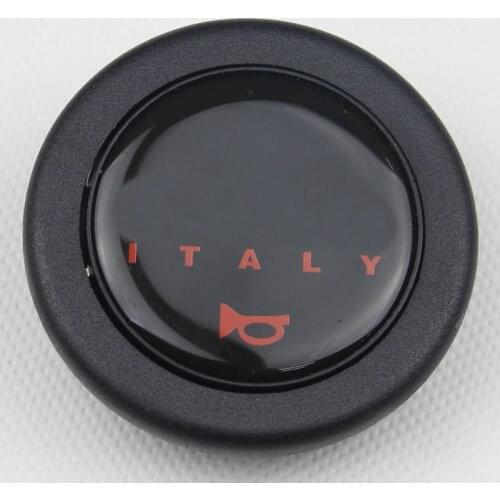 Black Italy Racing Steering Wheel Horn Push Button