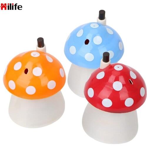 Plastic Toothpick Storage Container Box Toothpick Holder Toothpick Dispense Automatic Mushroom Shape Dust-proof Tableware
