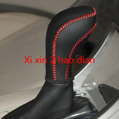 For Changan 13-17 CS75 raeton cc automatic transmission leather gear cover gear lever cover car decoration