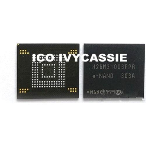 H26M31003FPR eMMC 4GB NAND flash memory IC chip BGA153 Used 100% Tested Good