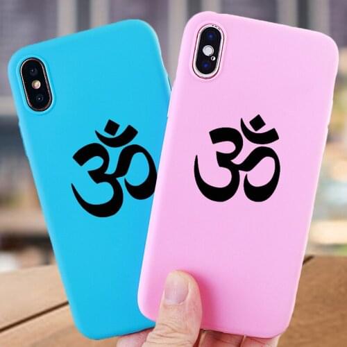 Fashion Cell Phone Cases for IPhone 6s 7 8 11 Pro Pluls X XS MAX XR Case Letter OM Soft TPU Silicone Back Covers Accessories
