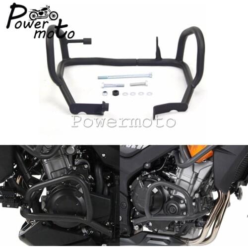 Motorcycle Black Engine Guard Crash Bar Engine Guard Frame Protection Bumper for Honda CB500F CB500X CB400X CB400F 2013-2018