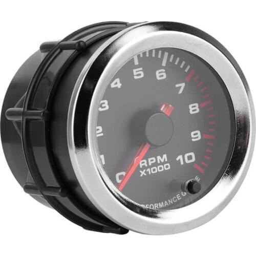 New 52mm/2in Universal 7 Colors Tachometer Meter with Measuring Range 0-10000RPM